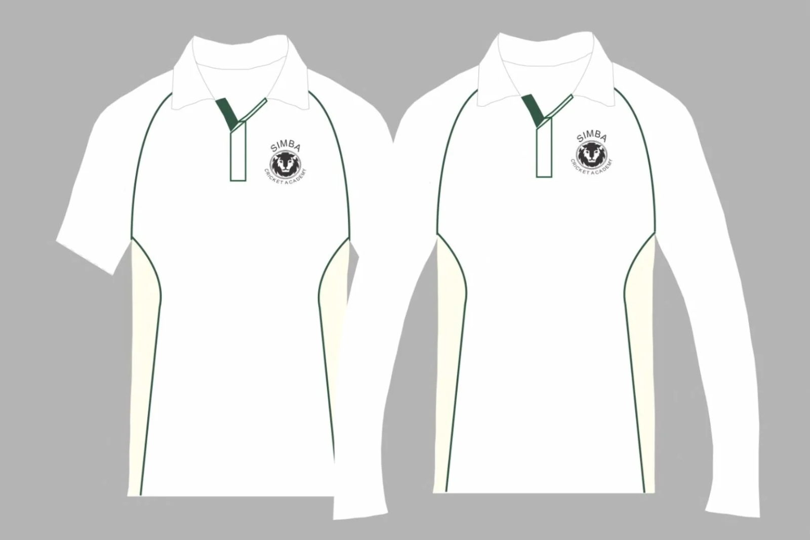 Simba Cricket Academy Traditional Whites Polo